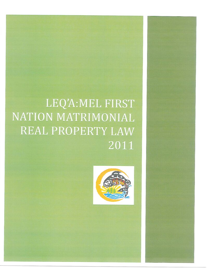 Matrimonial Real Property Law