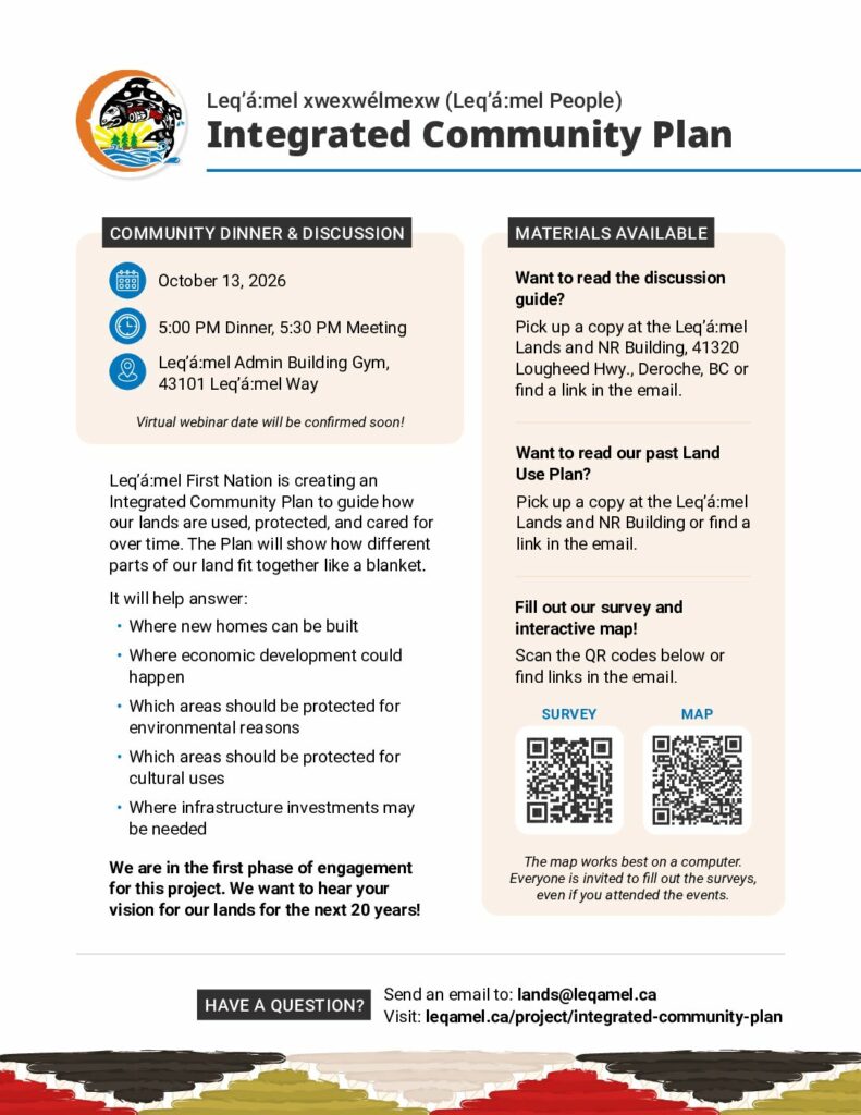 [RSVP] Integrated Community Plan – Community Dinner & Discussion