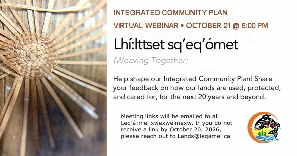 Integrated Community Plan Virtual Webinar